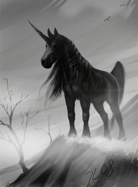 Black Unicorn By Theovercoat On Deviantart