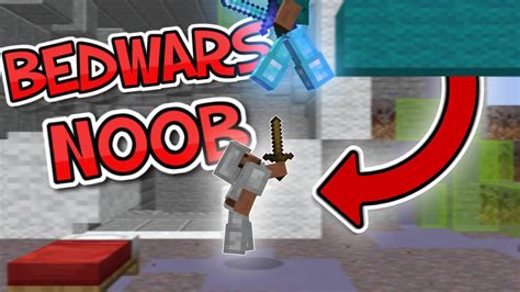 Noob Plays Minecraft Bedwars Hilarious Youtube