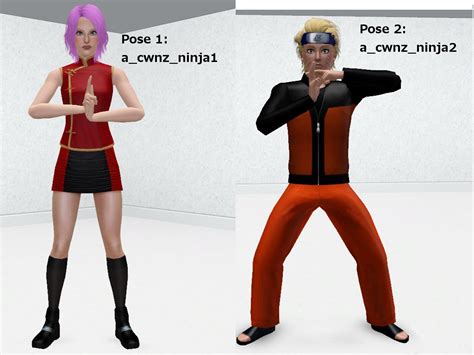 My Sims 3 Poses Collection Of 14 Ninja Poses By Cloudwalkernz