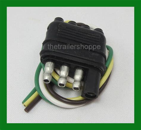 Custom truck motorcycle toyota 28 pin automobile excavator car auto cable tractor trailer fuel wiring harness why choose us!!! Trailer End Light Wiring Harness Bonded Flat 4 Way Pole Pin Connector | eBay