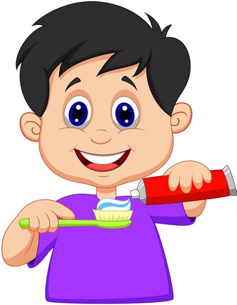 Boy Brushing Teeth Clipart Free Download On Clipartmag