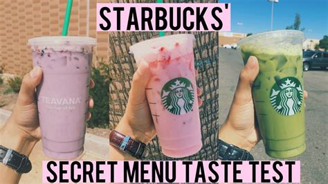 Starbucks Secret Menu Taste Test Purple Drink Pink