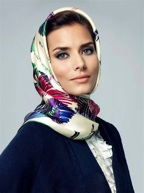 Pin On Foulards Silk Headscarf Head Scarf Styles Head Scarf