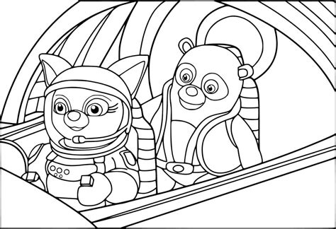 Special Agent Oso Coloring Page Printable Coloring Page For Kids
