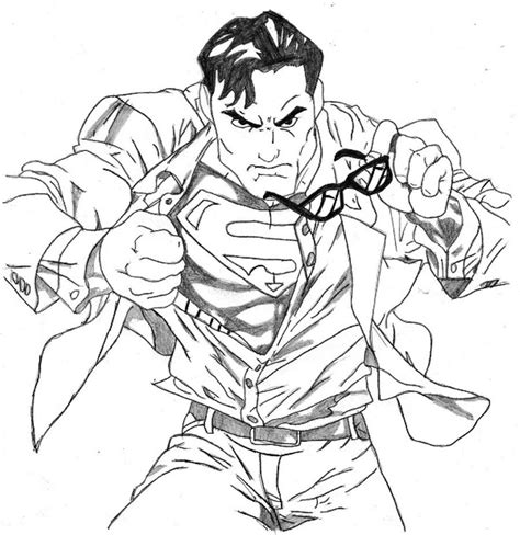 Clark Kent Superman Superman Superman Superman Coloring Pages