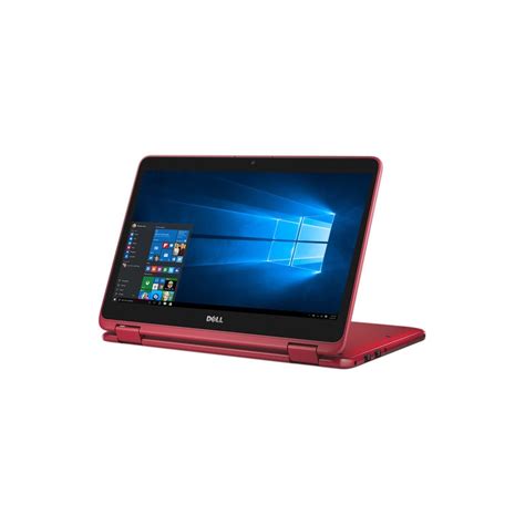 Dell 116 Inspiron 11 3000 Series Multi Touch 2 In 1 Laptop Red