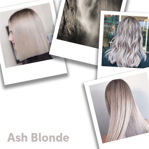 Light Ash Blonde Hair Color Chart