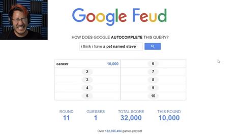 You are asked how google autocompletes an incomplete search result, with 10 possible answers. 優雅 From What Age Can Babies Google Feud Answers - ササゴタメ