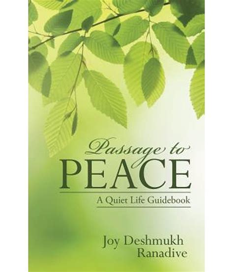 Passage To Peace A Quiet Life Guidebook Buy Passage To Peace A Quiet Life Guidebook Online At
