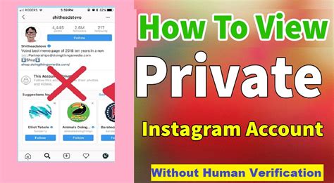How To View Private Instagram Account Without Human Verification 45