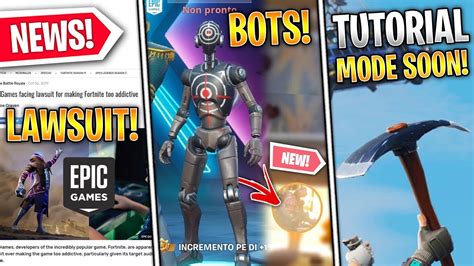 Season 11 Teasers Tutorial Mode Leaked Epic Games Lawsuit Robot Skin Fortnite News Youtube