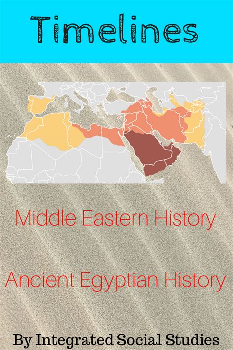 Middle East and Ancient Egypt Timelines: World History Timeline Series | World history, History ...