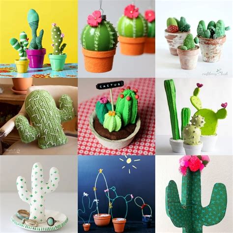 Unique Diy Cactus Crafts No Watering Required Diy Candy