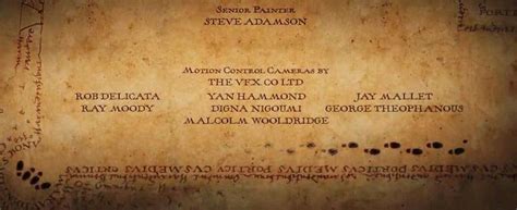 fun detail from the credits of harry potter and the prisoner of azkaban r moviedetails