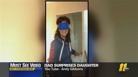 Must See Videos Dad Surprises Daughter Abc11 Raleigh Durham