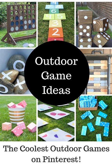 Cool Diy Outdoor Game Ideas Outdoor Kids Backyard Games
