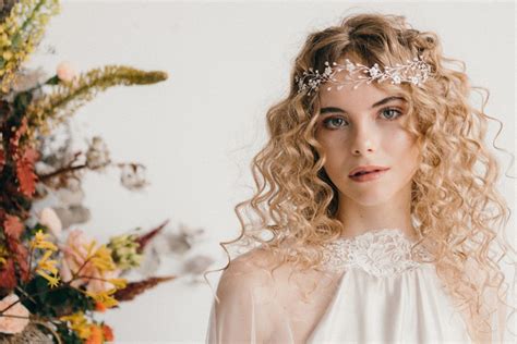 How To Style Wedding Hair Accessories With Curly Hair Debbie Carlisle