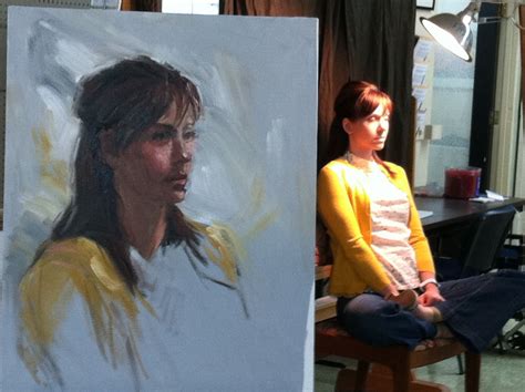 Janet S Art Studio Oil Portrait Live Model