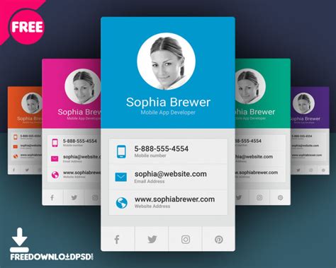 The best business card software in 2021. 10 best business cards free psd | PsdDaddy.com