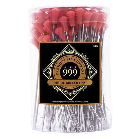 Premium Pin Company 999 Long Metal Roller Pins 602 Home Hairdresser