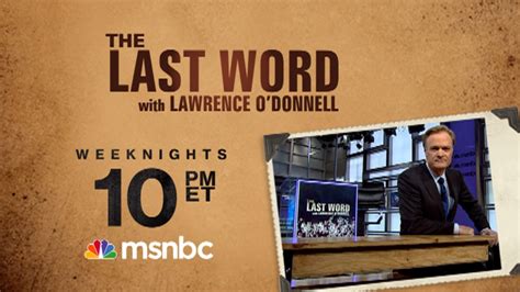 The Last Word With Lawrence Odonnell Msnbc