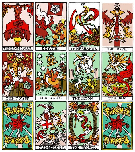 Check Out This Fan Made Pokemon Diamond And Pearl Tarot Deck Gonintendo
