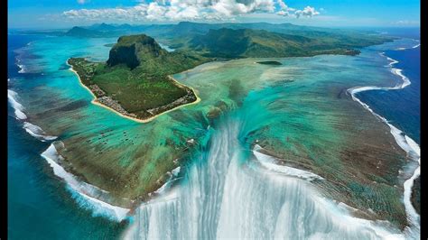 Mauritius Underwater Waterfall 1h Kozylemorne Youtube