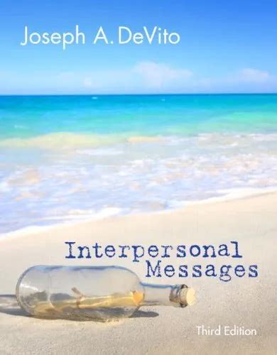 Interpersonal Messages Devito Joseph A 3799 Picclick