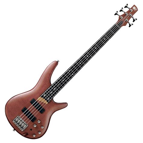 Ibanez Sr505f 5 String Fretless Bass Guitar Brown Mahogany At Gear4music