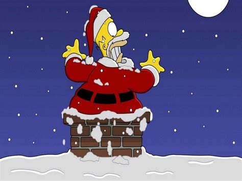 Simpsons Christmas Wallpapers Wallpaper Cave