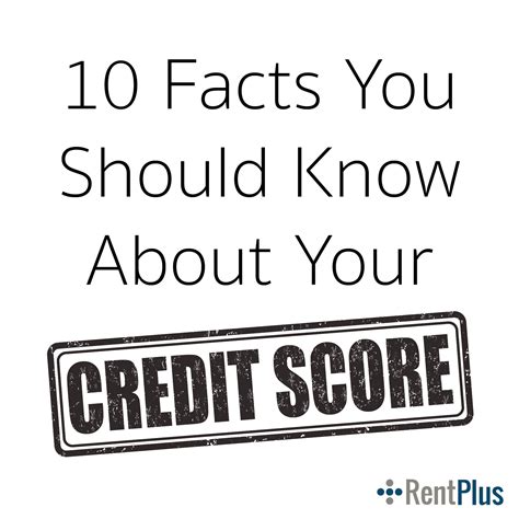 10 Facts You Should Know About Your Credit Score Rent Plus