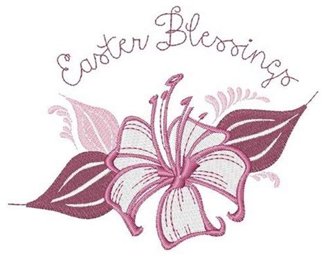 Easter Blessings Embroidery Design Annthegran Easter Embroidery