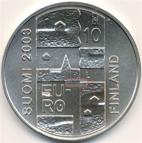 Finland 2003 10 Euro Silver Coin Bu Chydenius 1789 1803 Trade Press