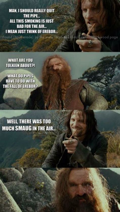 Ha Ha Gimlis Face Middle Earth Lotr Funny The Hobbit
