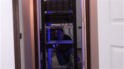 Moving My Server Rack To Centralize My Network Youtube