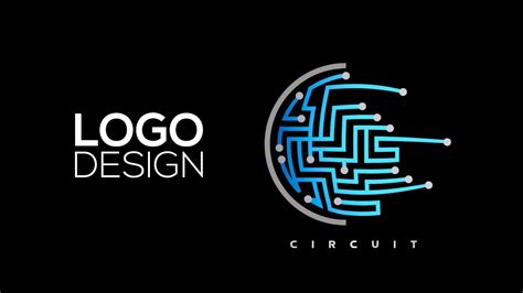 The #1 choice for company logo design. Professional Logo Design - Adobe Illustrator cc(Circuit ...