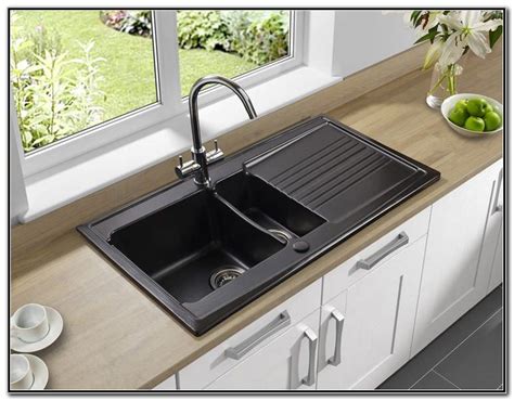 Kitchen Sink With Drainboard Sink And Faucets Home Decorating Ideas