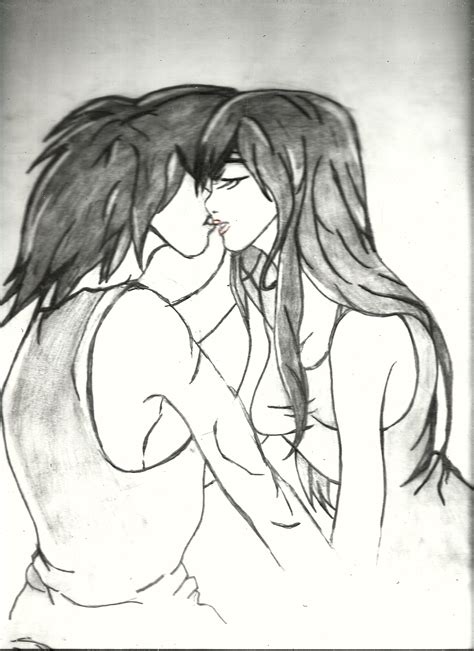 Anime Couple Drawing Anontres2b © 2019 Nov 24 2012