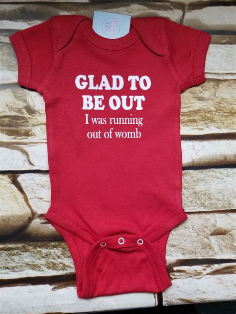 Gender Neutral Baby Clothes Funny Baby Clothes Glad To Be Etsy Baby