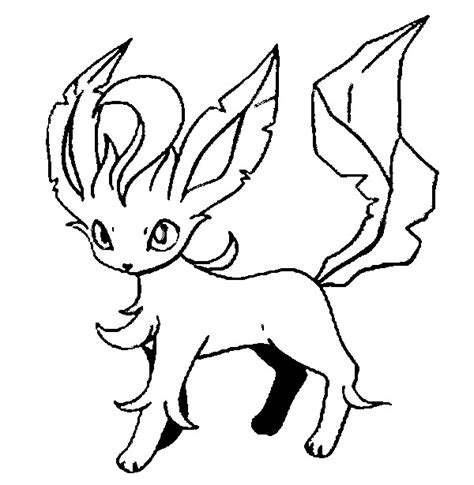 Glaceon And Leafeon Coloring Pages
