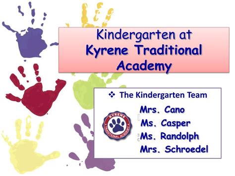 Ppt Kindergarten At Kyrene Traditional Academy Powerpoint