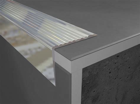 Aluminium Retro Fit Stair Nosing Nra50 277m Length By Genesis Buy Stair Nosings Online