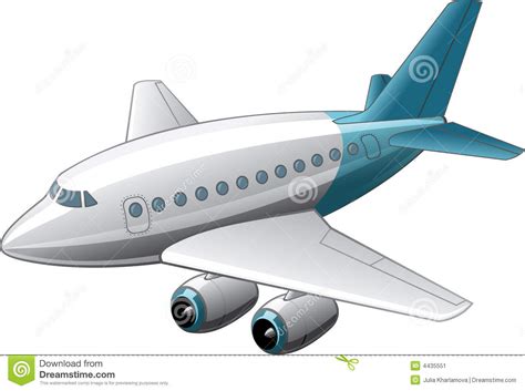 Funny Airbus Stock Vector Illustration Of Blue Clipart