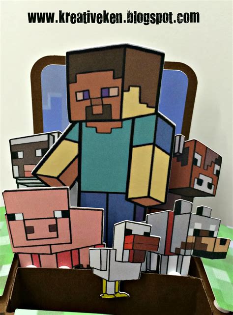 Get it as soon as wed, mar 24. MINECRAFT BIRTHDAY CARD | Ken's Kreations