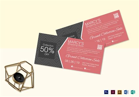 Shopping Discount Coupon Design Template In Psd Word Publisher Illustrator Indesign