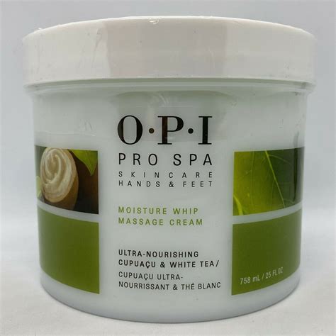 Opi Opi Pro Spa Skincare Hands And Feet Moisture Whip Massage Cream 758 Ml 25 Fl Oz Walmart