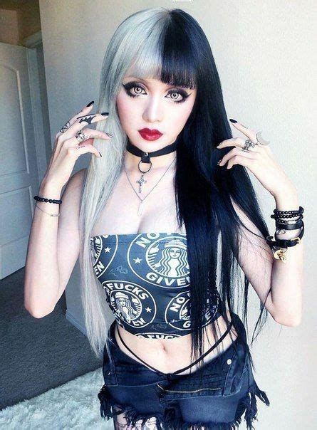 Pin By Ronny Prins On Kina Shen Goth Beauty Gothic Fashion Hot Goth