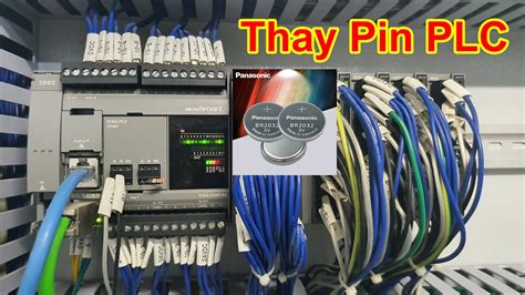 Thay Pin Plc Idec Fc6a P4 Replace Battery Idec Fc6a Plc Youtube