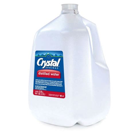 15 minutes to ensure sterility. Crystal Springs 1 Gal. Distilled Water-079765020004 - The ...