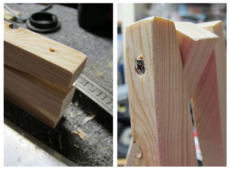 Also a piece of ribbon glued to the back and the stand will keep the stand from sliding too far from the frame. DIY Easel Picture Frame | merrypad